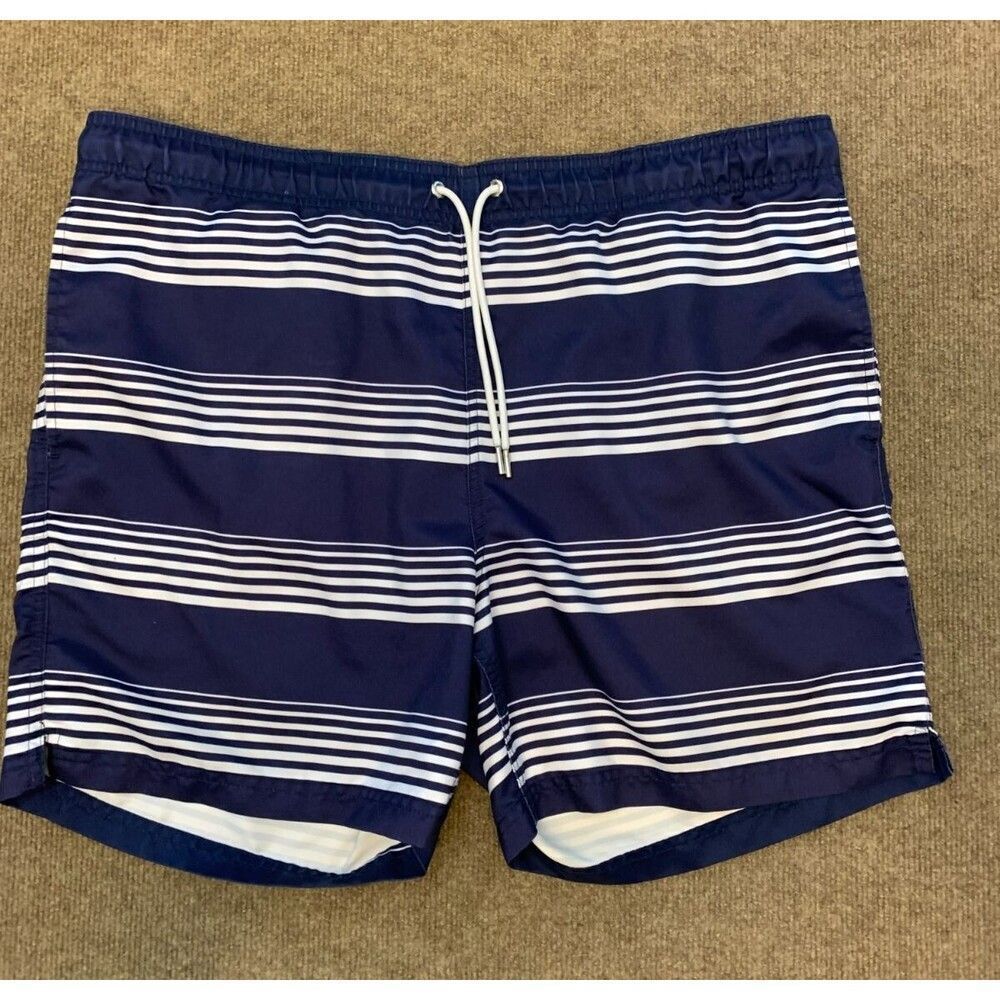 Lands End Swim Trunks Mens L 36/38 Board Shorts Swim Surf Beach Pool Mesh Lined